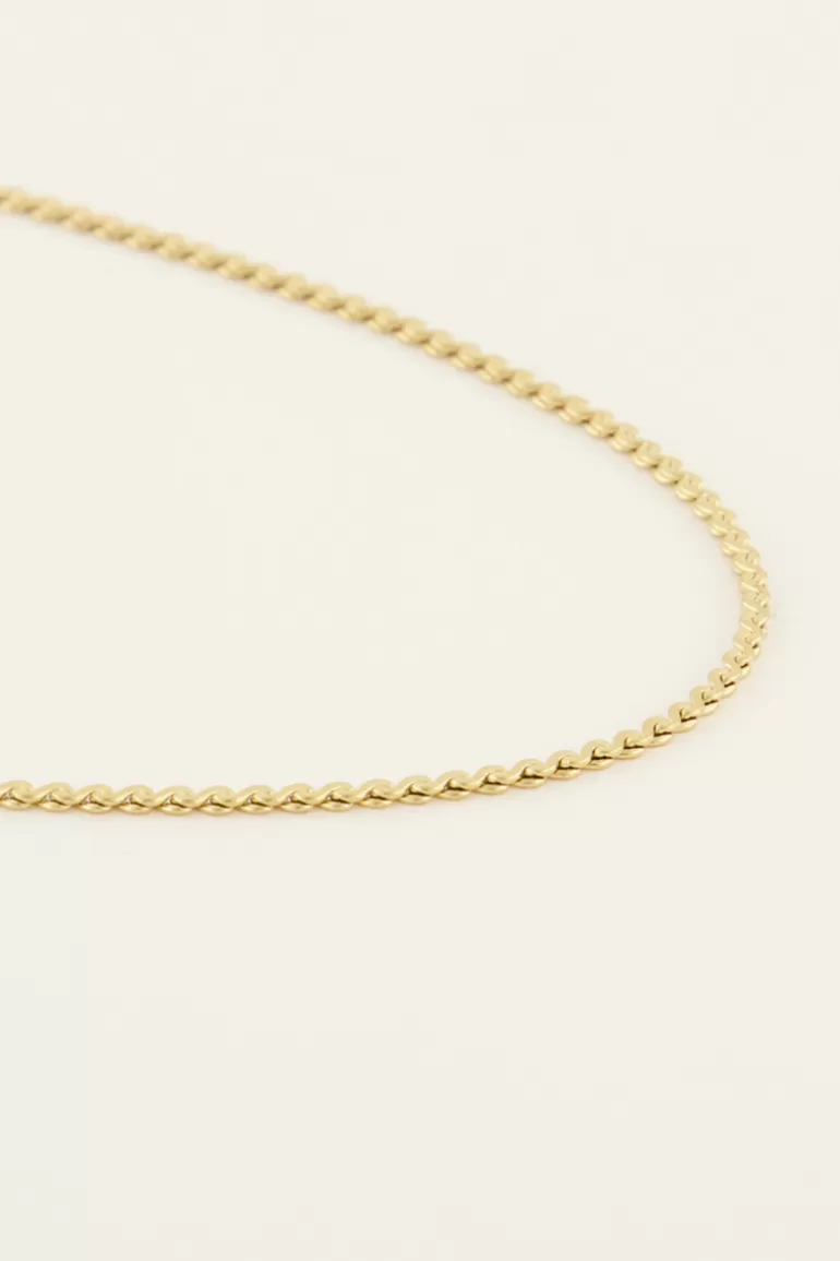 Middellange Kettingen^My Jewellery Middellange Ketting Met Platte Schakel